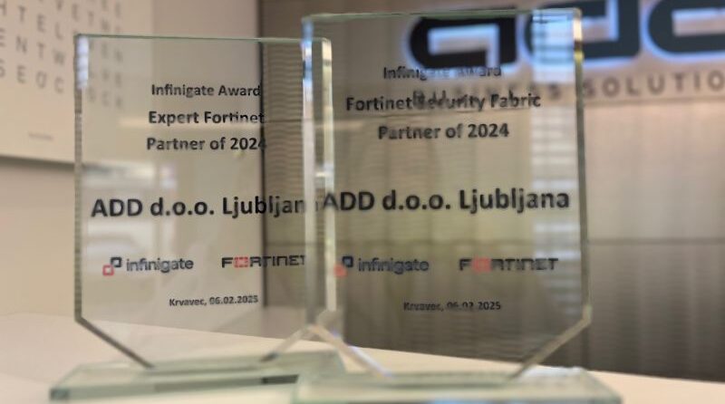ADD RECEIVES TWO IMPORTANT FORTINET AWARDS FOR CYBERSECURITY